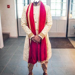 Gold Sherwani